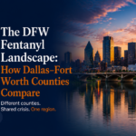 Crosswell Interventions featured image about fentanyl trends across Dallas-Fort Worth counties and professional intervention services in North Texas.