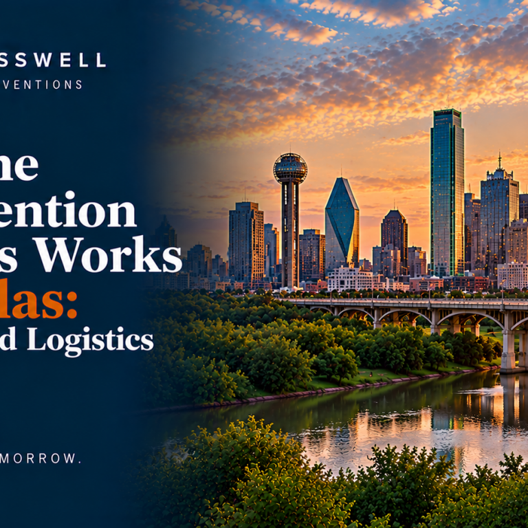 Crosswell Interventions branded landscape image featuring the Dallas skyline at sunset, a bridge, water, and greenery, with the headline “How the Intervention Process Works in Dallas: Timing and Logistics.